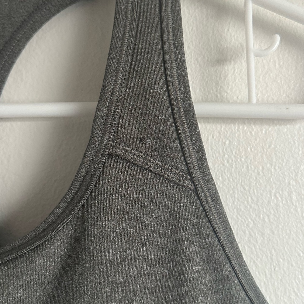 Nike Dri Fit Racerback Sports Bra Gray Size Medium - Picture 6 of 6